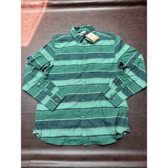 The North Face Flannel Striped Shirt Large New Lightweight B1073 New Long Sleeve - Picture 1 of 8